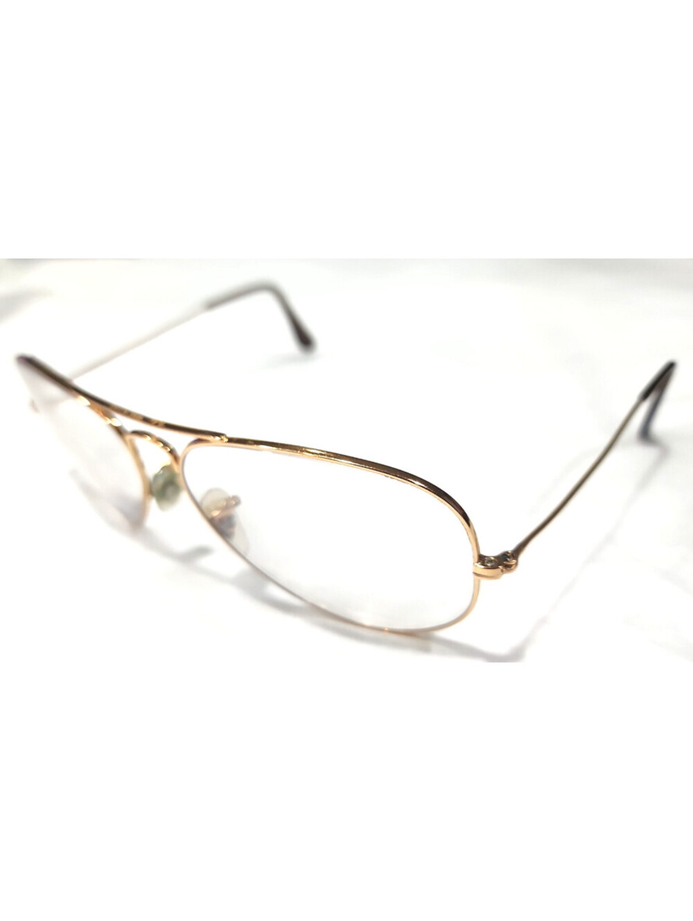 Ray Ban RB3025 No Lenses Aviator Gold Sunglasses Frame 58-14 Italy